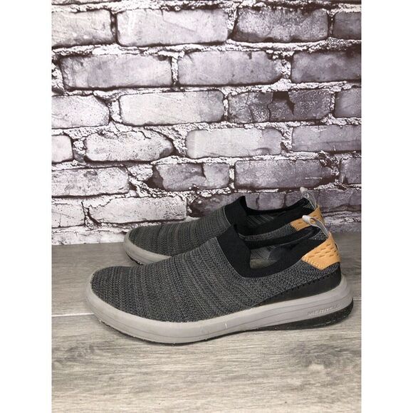 Merrell Gridway Moccasin Boulder Gray Knit Vibram Shoes Men’s Sz 9M US/43 J97447 main image 14